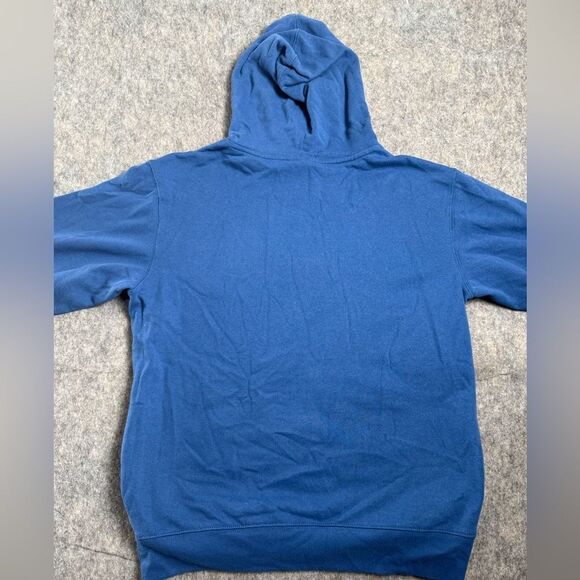 Disney Mickey Mouse Hoodie Men's Medium Blue Cotton Casual Drawstring Pullover - Picture 7 of 7